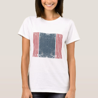 T-shirt drapeau américain vertical