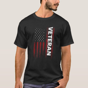 T-shirt Drapeau américain vétéran