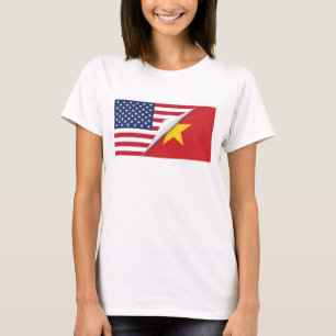 T-shirt Drapeau américain vietnamien