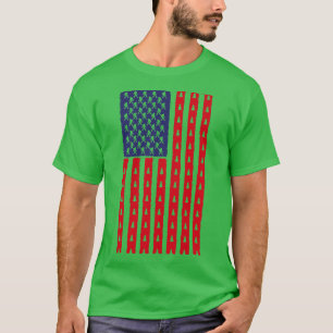 T-shirt drapeau américain vintage