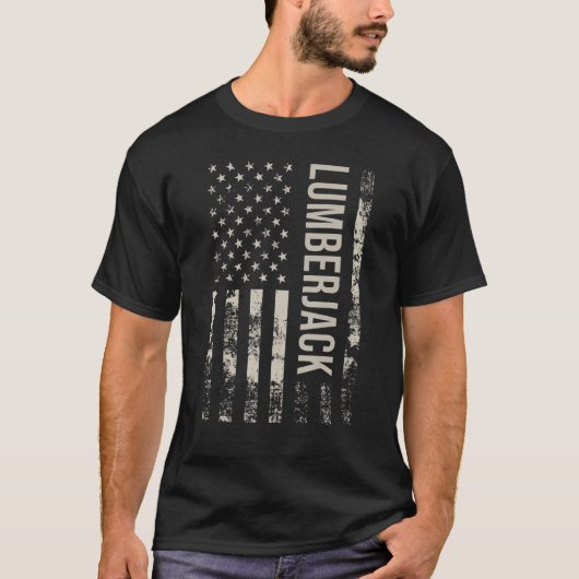 T-shirt Drapeau américain vintage (Devant)