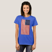 T-shirt Drapeau américain vintage 36 Étoiles (Devant entier)