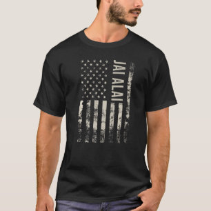 T-shirt Drapeau américain vintage Jai Alai Premium