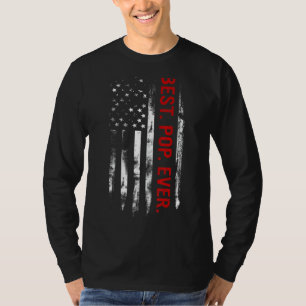 T-shirt Drapeau américain Vintage pour les hommes