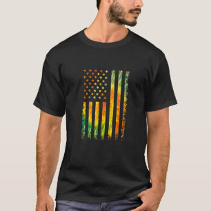 T-shirt Drapeau américain Vintage Tie Dye USA Patriotique