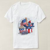 T-shirt Drapeau Amérique