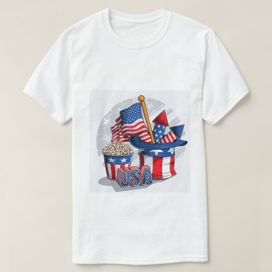 T-shirt Drapeau Amérique
