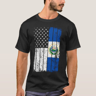 T-shirt Drapeau Amérique Salvadorienne - El Salvad