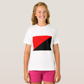 T-shirt Drapeau anarchiste (Anarchisme) (Devant entier)