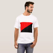 T-shirt Drapeau anarchiste (Anarchisme) (Devant entier)