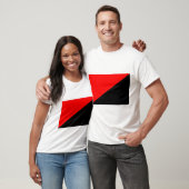 T-shirt Drapeau anarchiste (Anarchisme) (Unisexe)