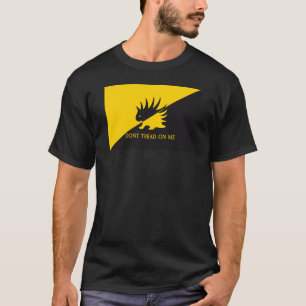 T-shirt Drapeau Ancap logo Porc-épic parodie de drapeau de