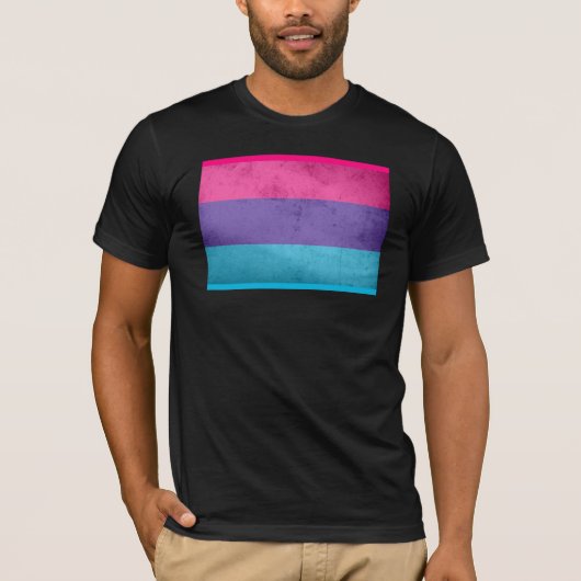 T-SHIRT DRAPEAU ANDROGYNE PRIME (Devant)