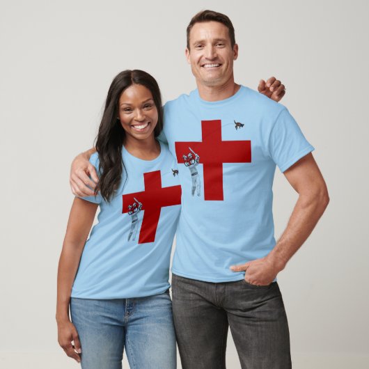 T-shirt drapeau anglais (Unisexe)