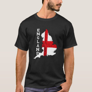 T-shirt Drapeau anglais de la croix de Saint-Georges Carte