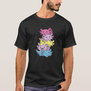 T-shirt Drapeau Aporagender Gay pride LGBTQ Axolotl