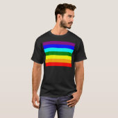 T-shirt Drapeau arc-en-ciel (Devant entier)