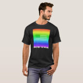 T-shirt Drapeau Arc-En-Ciel - À Porter (Devant entier)