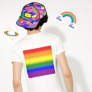T-shirt Drapeau arc-en-ciel de la fierté LGBTQ+ - Drapeau