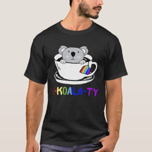 T-shirt Drapeau Arc-en-ciel Fierté Gay Koala Idée de Desig