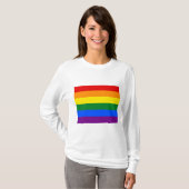 T-shirt Drapeau arc-en-ciel (LGBT) (Devant entier)