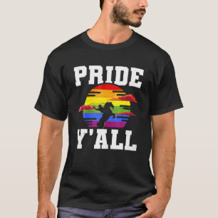 T-shirt Drapeau arc-en-ciel LGBT Drapeau Casquette Western