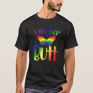 T-shirt Drapeau arc-en-ciel LGBTQ Gay pride lesbien J'aime