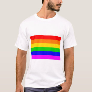 T-shirt Drapeau arc-en-ciel transgenre Gay Rainbow