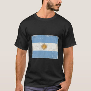 T-shirt Drapeau argentin Cadeau argentin Patrimoine hispan