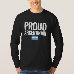 T-shirt Drapeau argentin fier Argentin