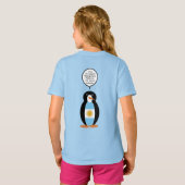 T-shirt Drapeau argentin Parlant de Mme Penguin Personnali (Dos entier)
