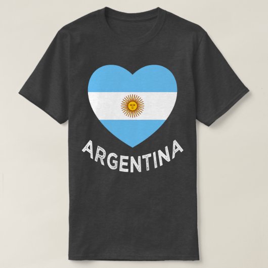 T-shirt Drapeau Argentine (Design devant)