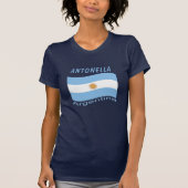 T-shirt Drapeau Argentine (Devant)
