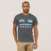 T-shirt Drapeau Argentine (Devant entier)