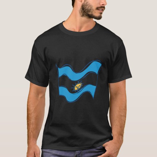 T-shirt Drapeau Argentine (Devant)