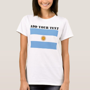 T-shirt Drapeau Argentine championnat Football Soccer