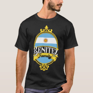 T-shirt Drapeau Argentine de la famille Benitez