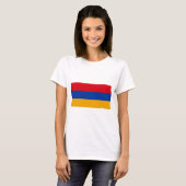 T-shirt Drapeau Arménie (Devant entier)