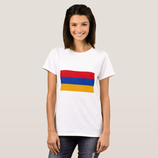 T-shirt Drapeau Arménie (Devant entier)
