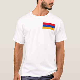 T-shirt Drapeau Arménie