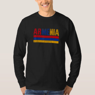 T-shirt Drapeau Arménie Hommes Femmes Enfants 2