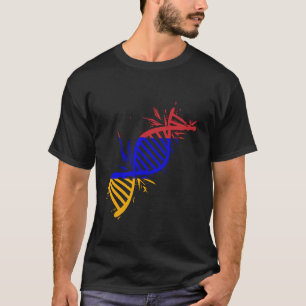 T-shirt Drapeau Arménie Molécule ADN Racines Arméniennes A