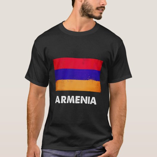T-shirt Drapeau arménien (Devant)