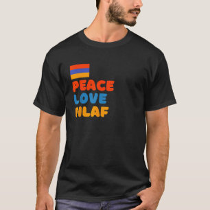 T-shirt Drapeau arménien Paix Amour Pilaf arménien Lover d