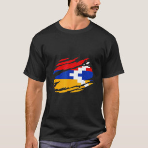 T-shirt Drapeau Artsakh Fière Artsakh Soutien Artsakh Fort
