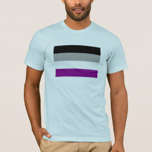 T-shirt Drapeau asexuel de fierté
