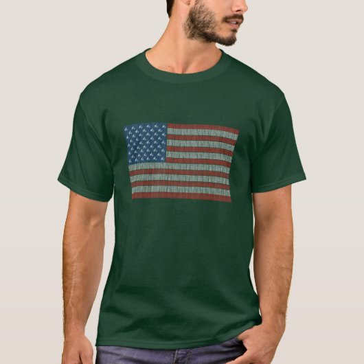 T-shirt Drapeau athée des Etats-Unis (Devant)