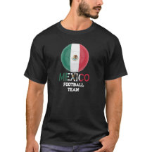 Drapeau Athlétique Équipe de Football Mexique Ball