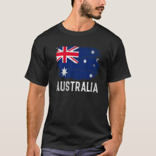 T-shirt Drapeau Australie vintage pour Australien