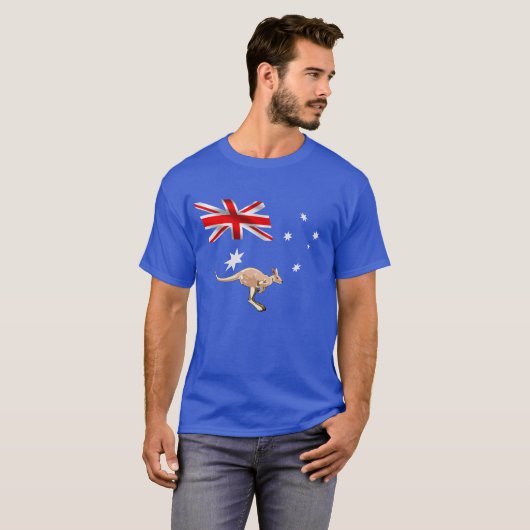 T-shirt Drapeau australien (Devant entier)